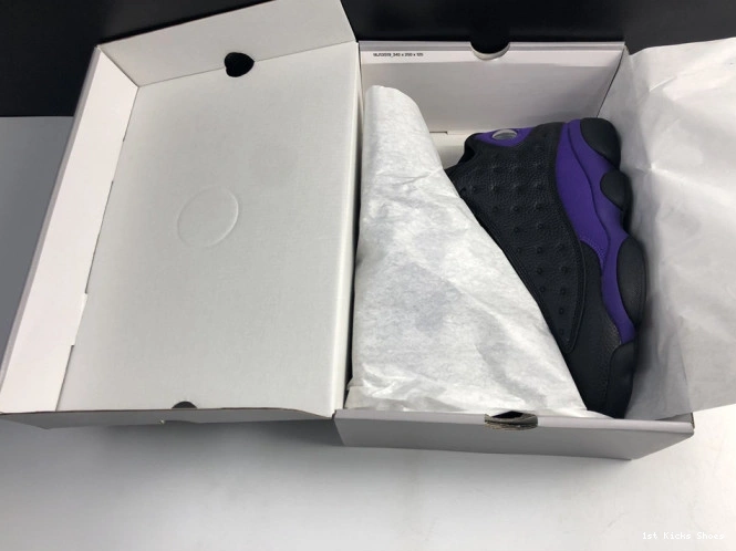 1st Kicks Jordan Purple Court Air 13 DJ5982-015 0811